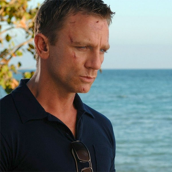 Daniel Craig as James Bond in Casino Royale Sunspel