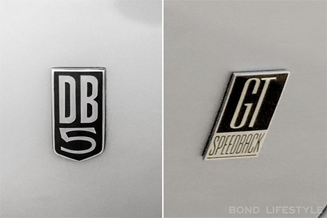 aston martin db5 david brown speedback gt logo emblem badge