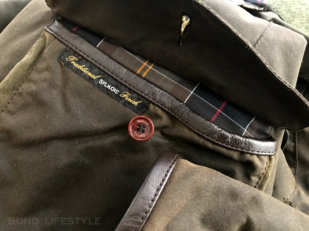 Barbour X To Ki To jacket leather trim sleeves pockets