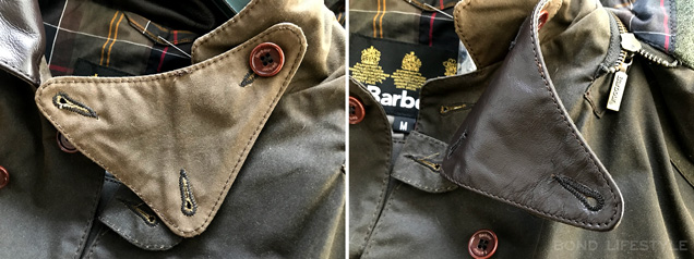 Barbour X To KI To jacket triangle small storm flap collar