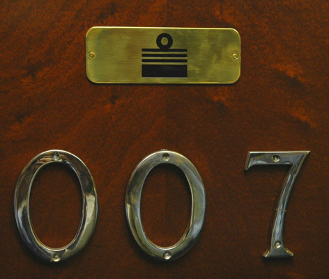 007 brass plate admiral hotel office