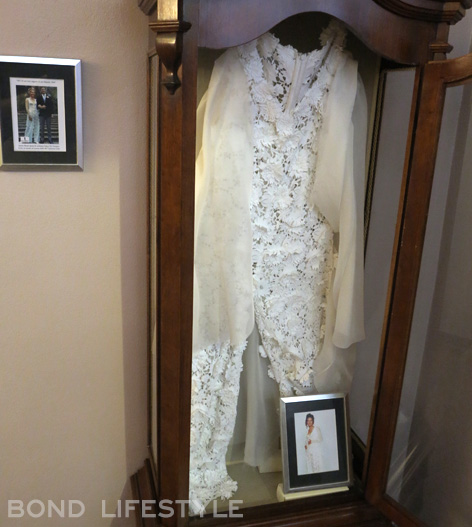 Tracy's wedding dress