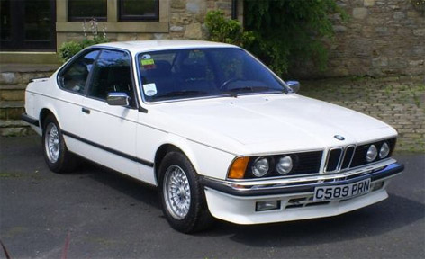 BMW 635 CSI Sean Connery Alpine White