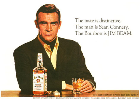 Sean Connery Jim Bean