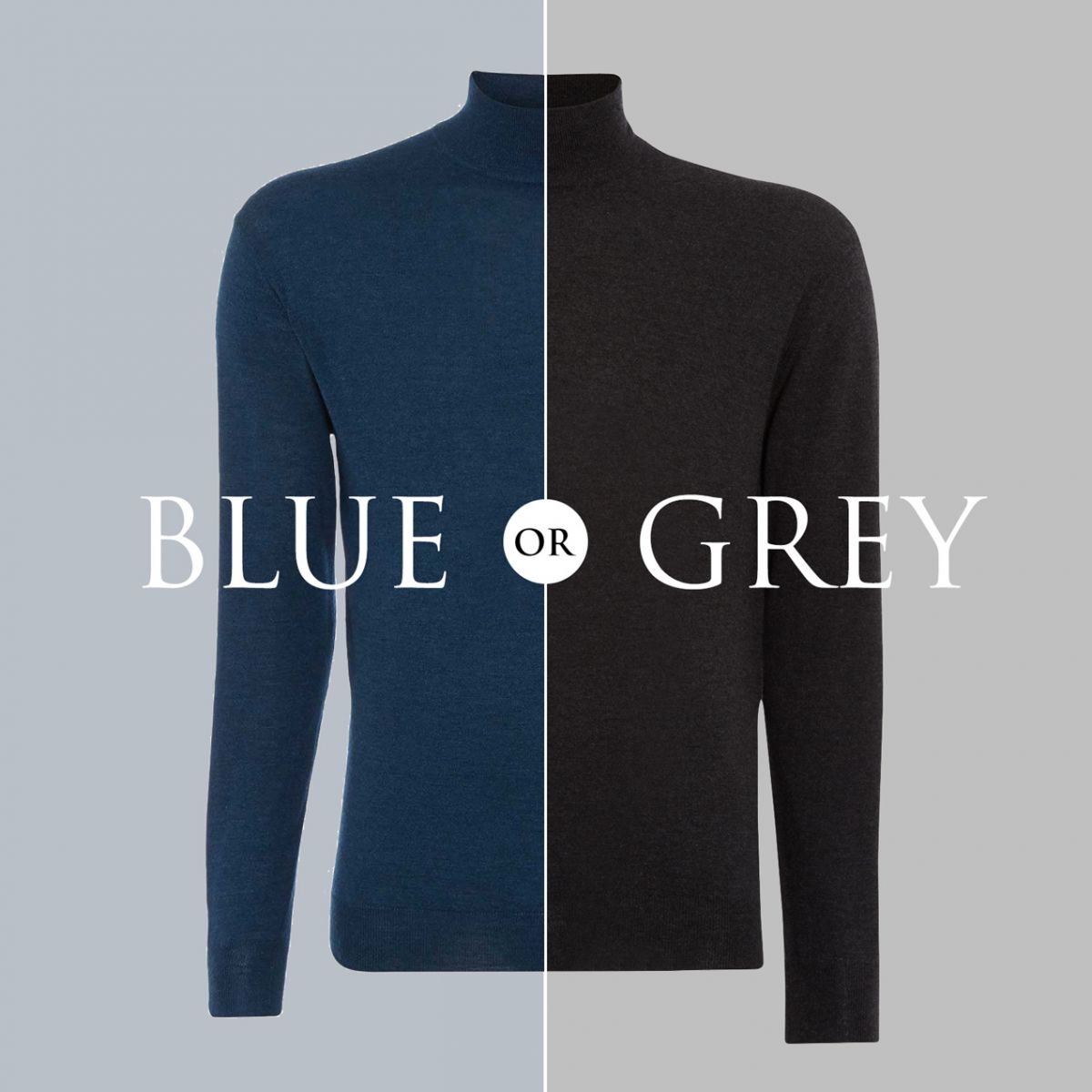 win a npeal fine gauge mock turtle sweater in grey or blue
