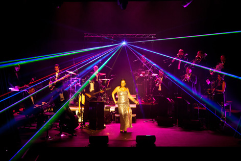 q the music james bond tribute band laser show