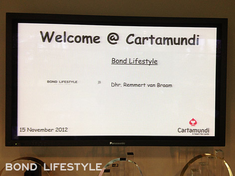 Cartamundi welcome screen remmert van braam