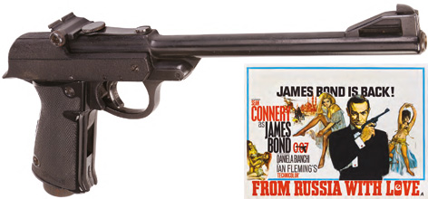 Walther LP53 on auction James Bond