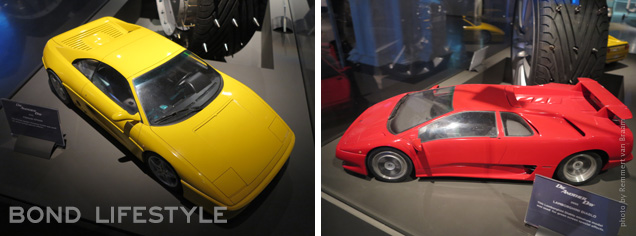 Bond In Motion Ferrari F355 and Lamborghini Diablo
