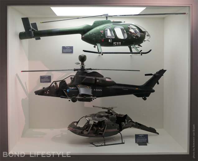 Bond in Motion helicopter models