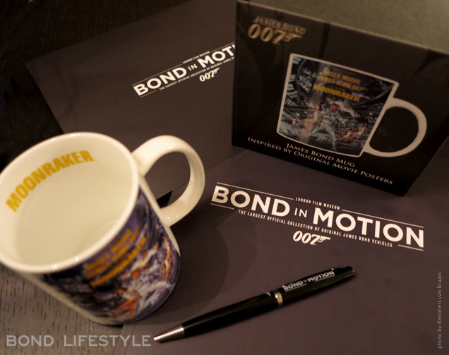 Bond In Motion shop moonraker cup pen