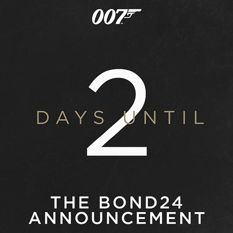 Bond 24 announcement