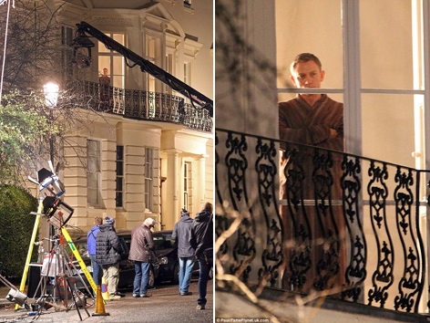 Spectre London apartment James Bond Daniel Craig