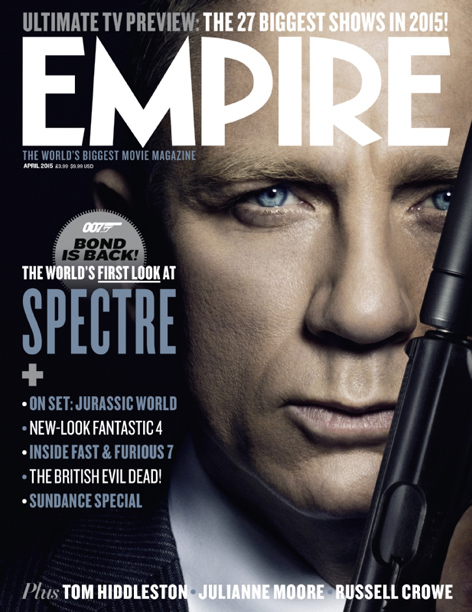 empire spectre cover bond is back daniel craig 2