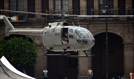 spectre mexico helicopter