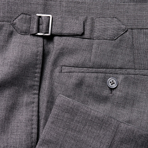 anthony sinclair conduit cut suit trousers