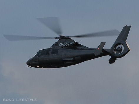 aerospatiale G-LCPL helicopter thames river spectre filming london