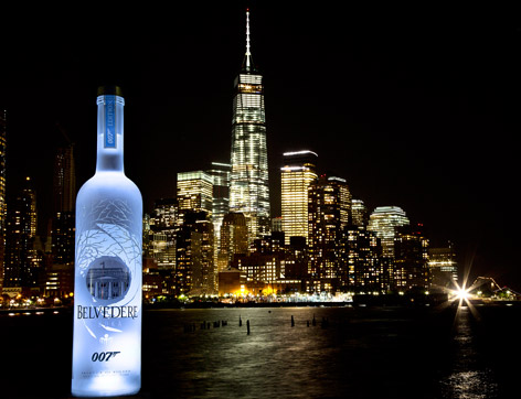 Belvedere New York Launch SPECTRE event freedom tower
