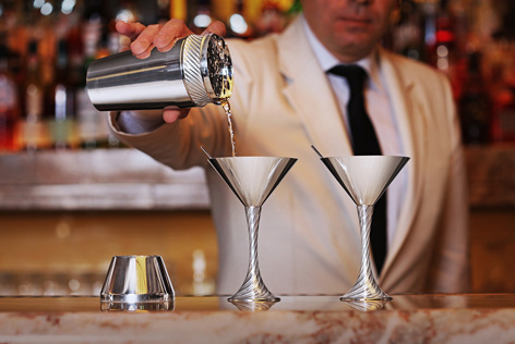 aston martin martini set silver bar