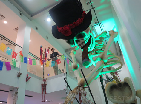 Bond in Motion Entrance Day of the Dead festivl skeleton Mexico