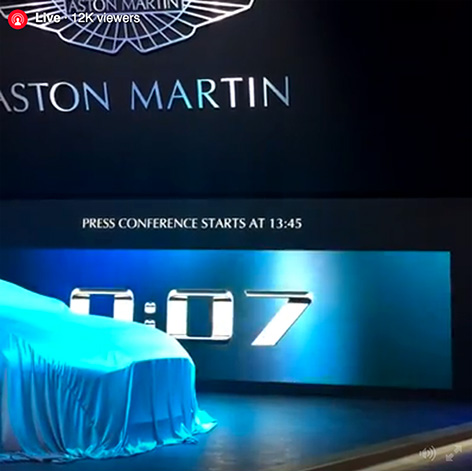 aston martin db11 live