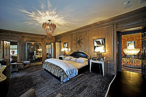 Albert Broccoli Tom Ford Wearstler villa beverly hills bedroom