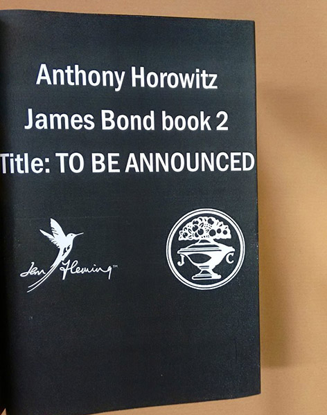 anthony horowitz new james bond book announced