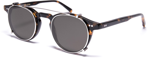 Curry Paxton James Dean clip-on sunglasses