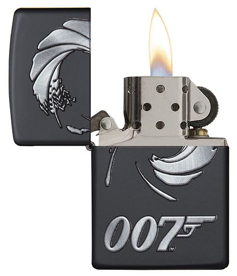Zippo 007 james bond spectre logo open
