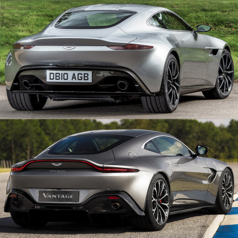 Aston Martin DB10 and Vantage comparison compare