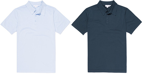 Sunspel Ian Fleming Collection lifestyle polo shirts