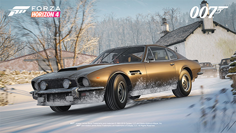 Forza Horizon 4 Ultimate Edition James Bond car pack Aston Martin DBS OHMSS