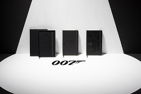 Moleskine 007 James Bond notebooks