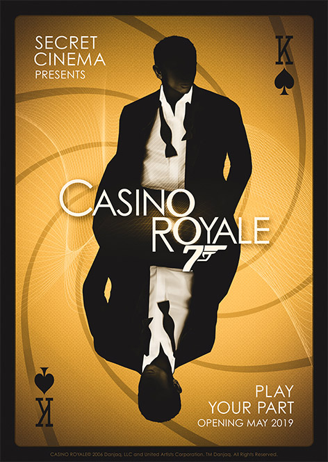 Secret Cinema Casino Royale James Bond London experience tickets