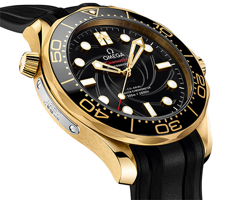 Omega Seamaster 300M limited edition gold plaque number