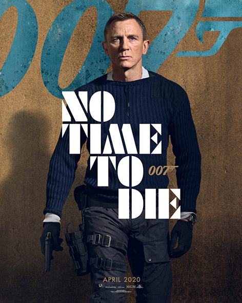 No Time To Die Character Poster Daniel Craig James Bond