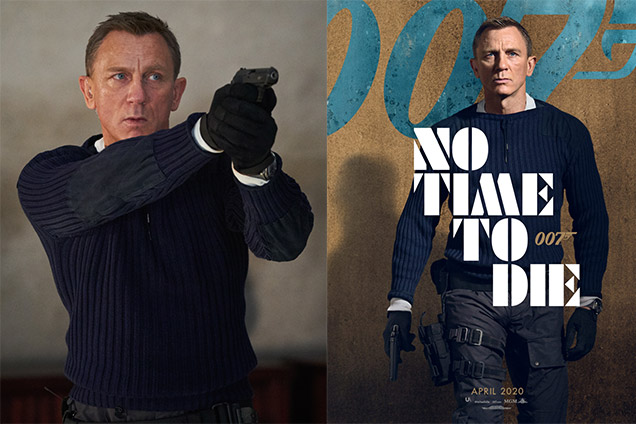 NPeal Sweater No Time To Die James Bond Daniel Craig