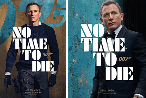 No Time To Die posters Daniel Craig james bond 007