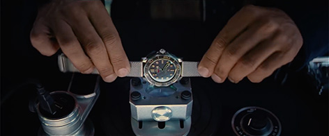 Omega Seamaster 300M No Time To Die promo Q watch gadget James Bond 2