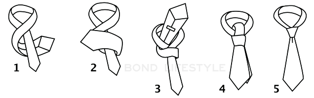 how to tie a tie four in hand