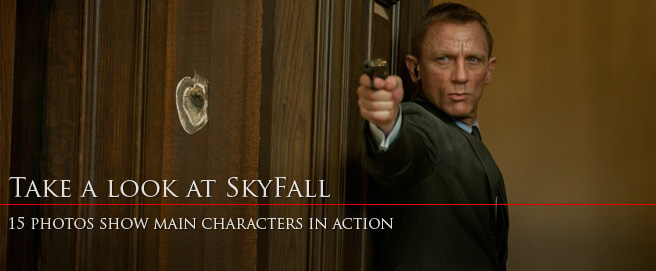 James Bond images SkyFall set photos