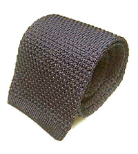 silk knitted tie