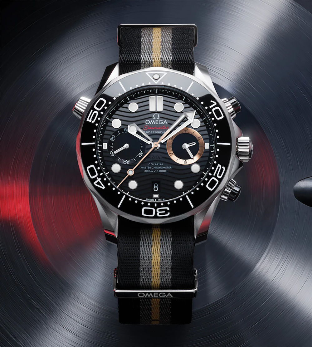 Omega Seamaster Diver 300M Chronograph 007 First Light  210.32.44.51.01.002