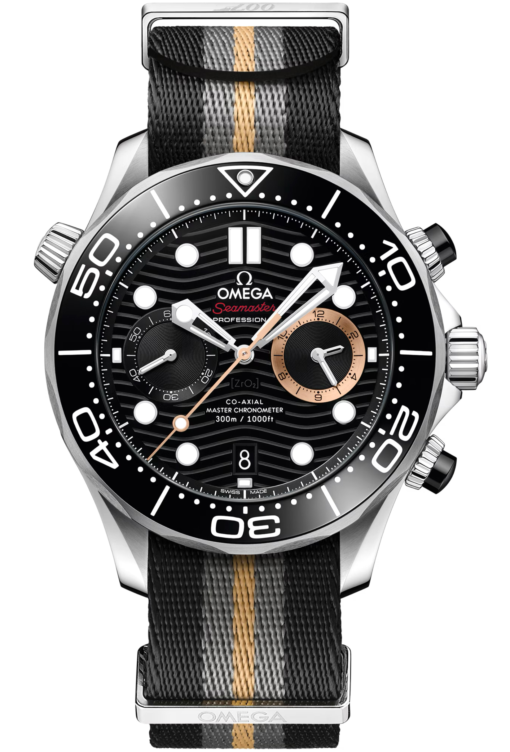 Omega Seamaster Diver 300M Chronograph 007 First Light  210.32.44.51.01.002