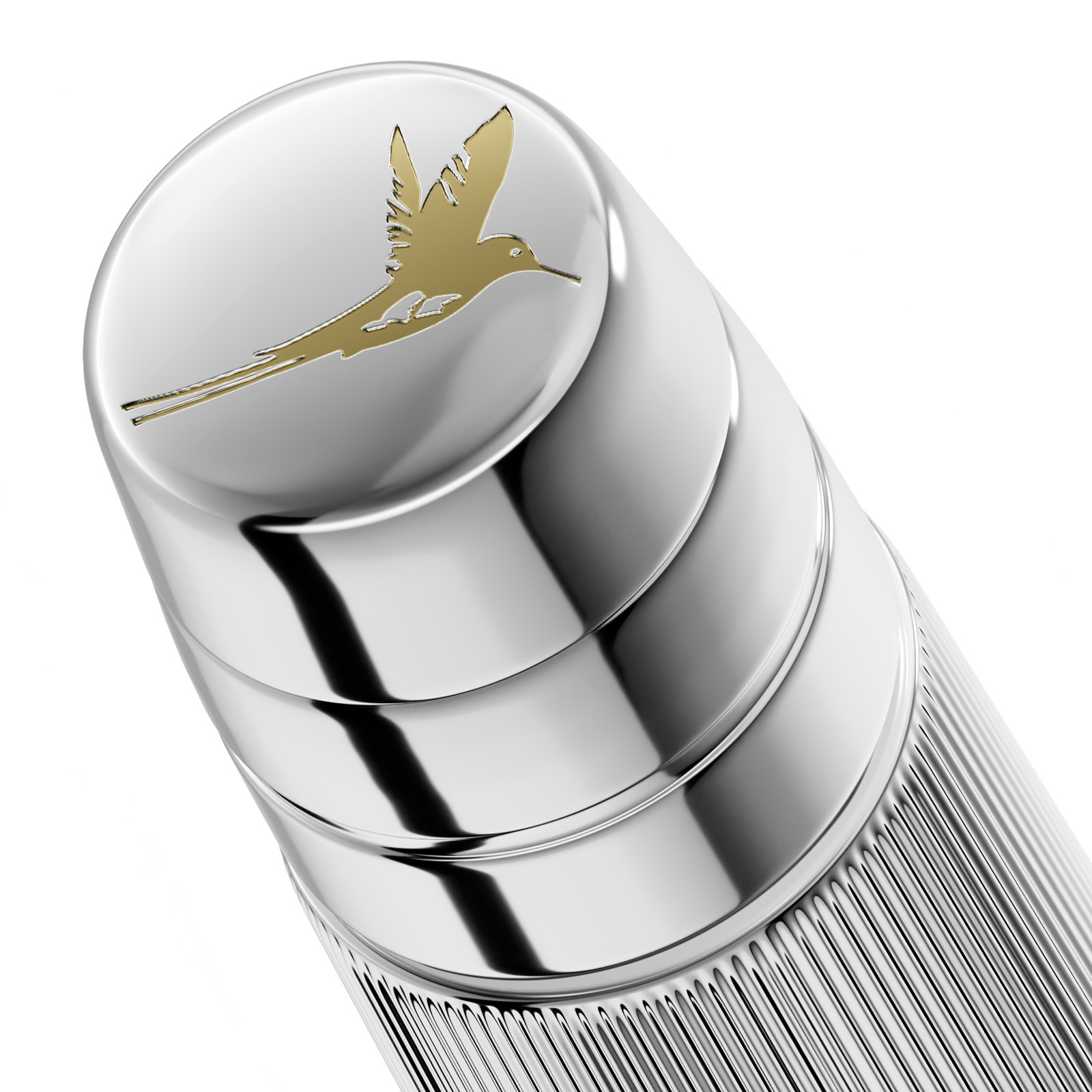 YARD-O-LED Ian Fleming Casino Royale pen gold Jamaican doctor bird