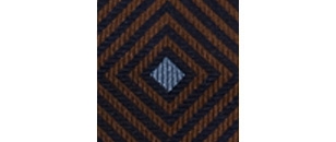 Close-up of the pattern and fabric of the Turnbull & Asser Tie photo © Turnbull & Asser