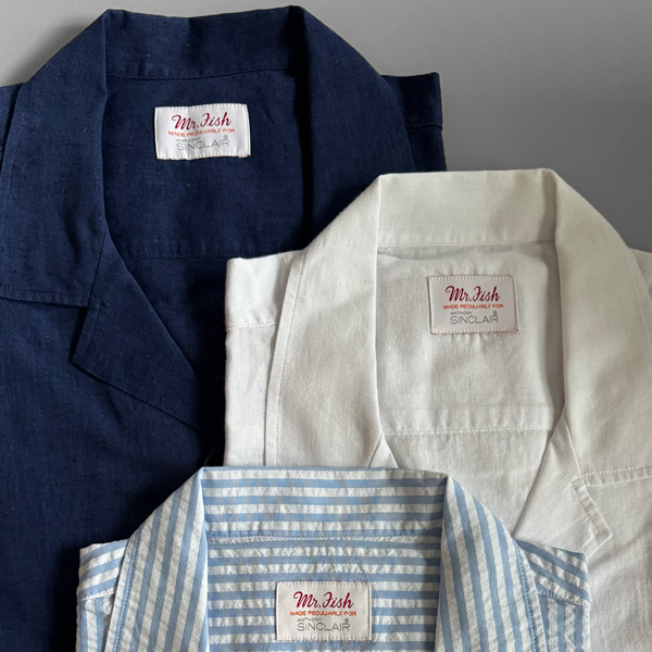 Anthony Sinclair Mr Fish Cam Collar shirts Thunderball 60 year anniversary