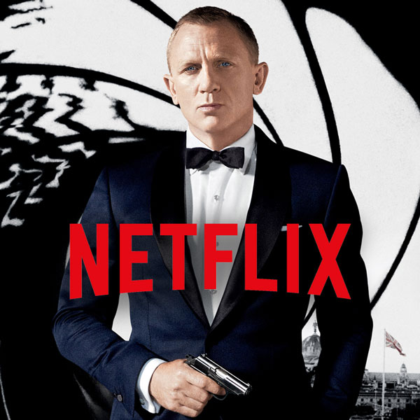 James Bond films on Netflix