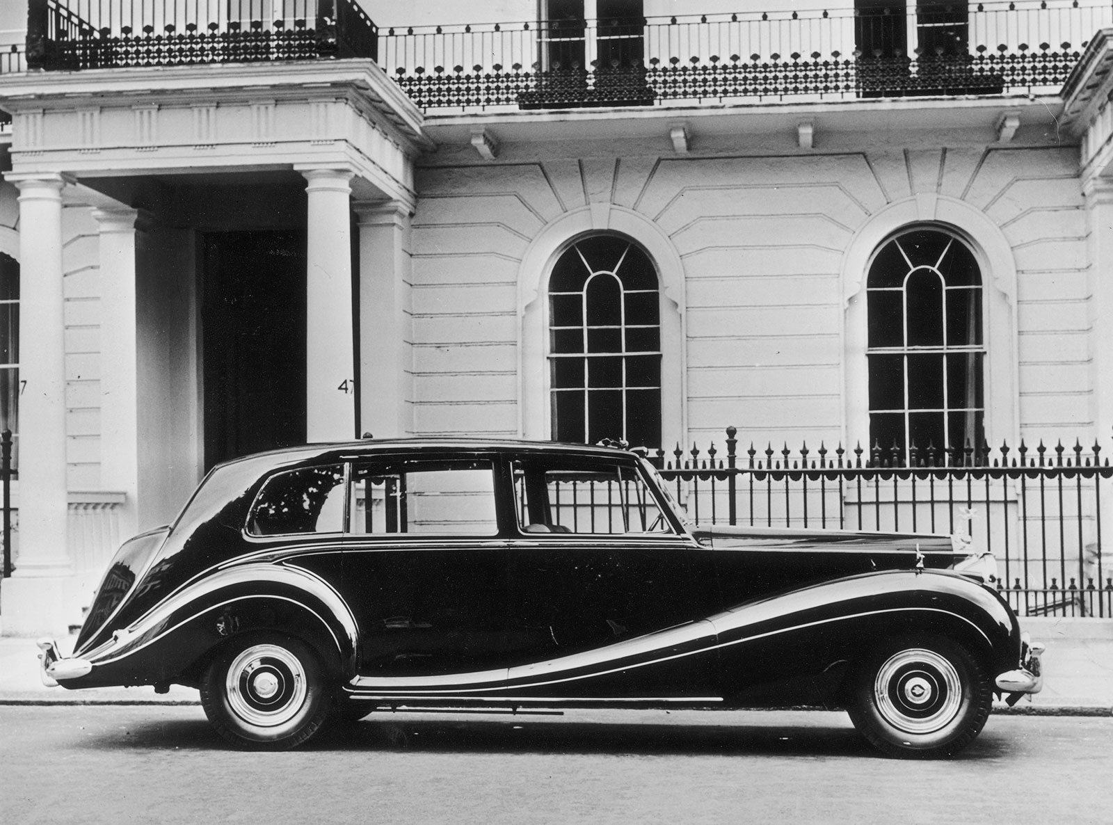 The 1954 Rolls-Royce Phantom IV by H.J. Mulliner for HRH Princess Margaret (chassis 4BP7) - official Rolls-Royce Press photo