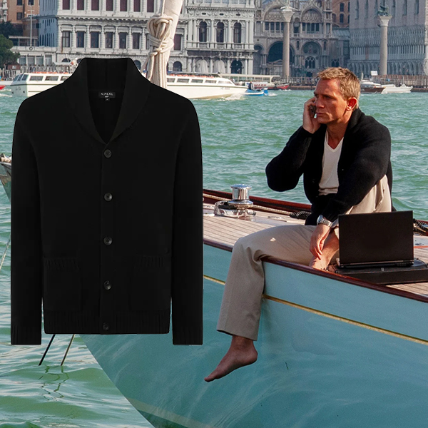 N.Peal launches Casino Royale-inspired cashmere cardigan